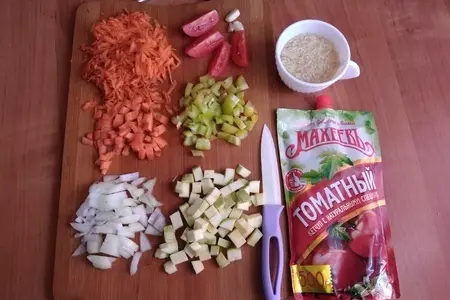 Томатный суп с рисом #махеевъ: шаг 1