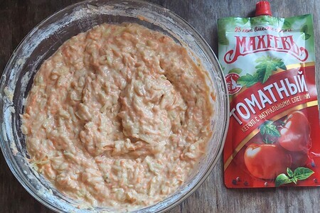 Кабачковый пирог с томатами и моцареллой #махеевъ : шаг 7