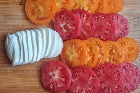 Кабачковый пирог с томатами и моцареллой #махеевъ : шаг 12
