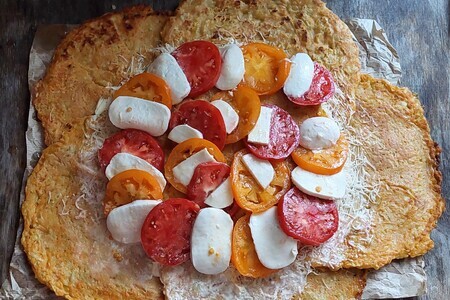 Кабачковый пирог с томатами и моцареллой #махеевъ : шаг 13