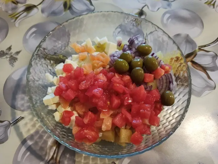 Салат с семгой и икорным соусом #махеевъ: шаг 6