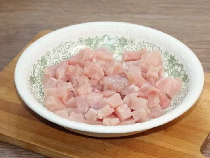 Сливочный кабачок с пряной курицей: шаг 2