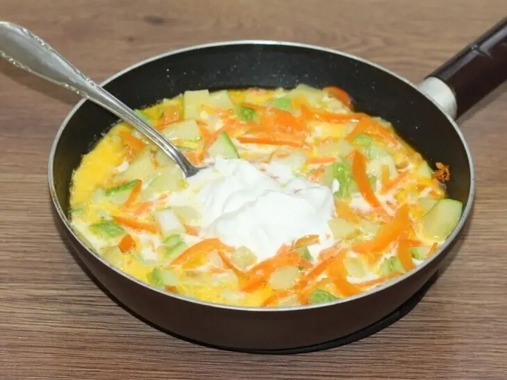 Сливочный кабачок с пряной курицей: шаг 7
