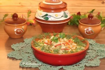 Сливочный кабачок с пряной курицей: шаг 12