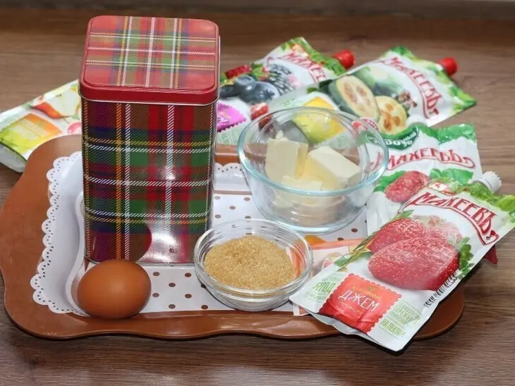 Песочный пирог с творогом и джемом #махеевъ: шаг 1