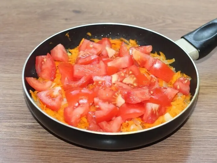 Овощной микс с кабачком: шаг 6