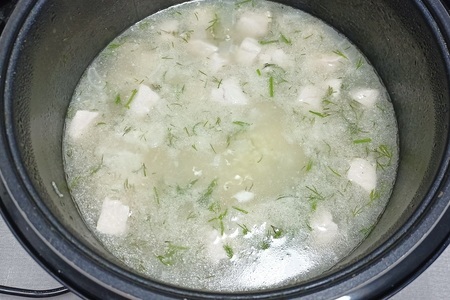 Полевой суп с курицей — рецепт вкусного супа в мультиварке: шаг 4