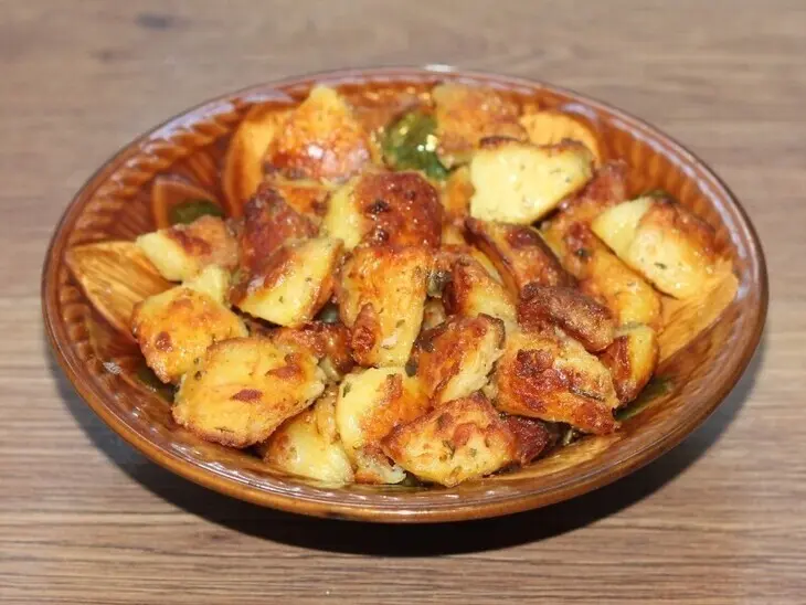 Рыба с картофелем и абрикосовым соусом: шаг 7