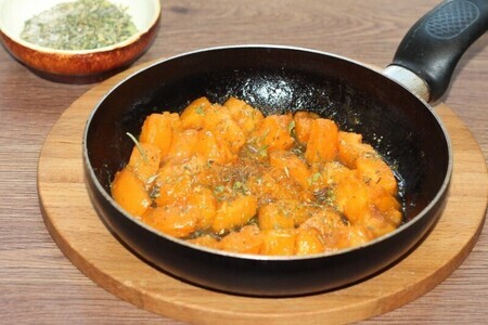 Рыба с картофелем и абрикосовым соусом: шаг 8