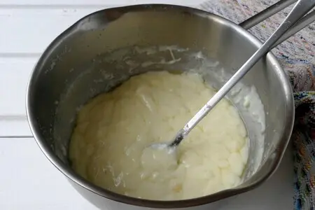 Плавленный сыр с ветчиной: шаг 3