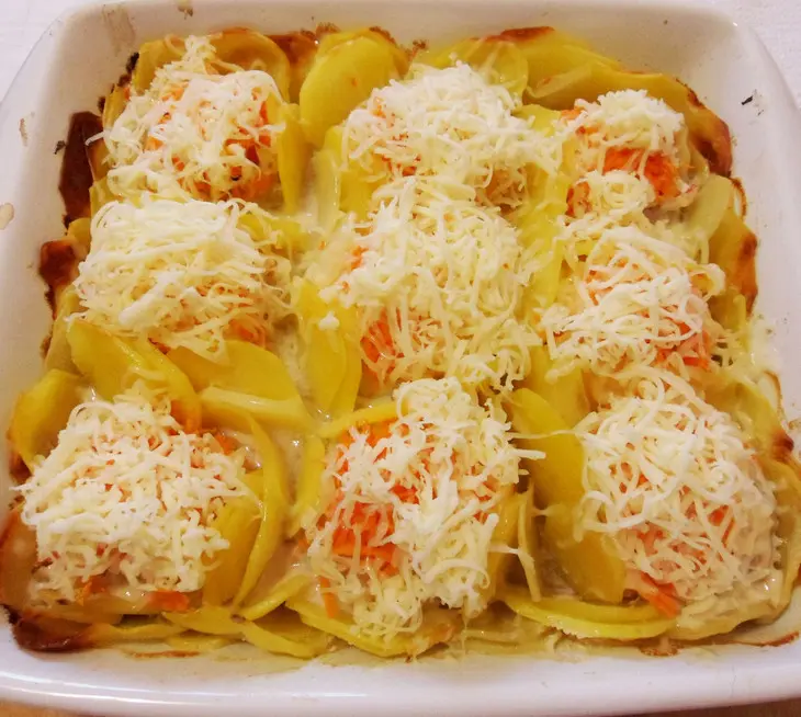 Котлеты с картошкой, запеченные в духовке: шаг 9