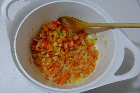 Суп с мясным фаршем и овощами: шаг 4
