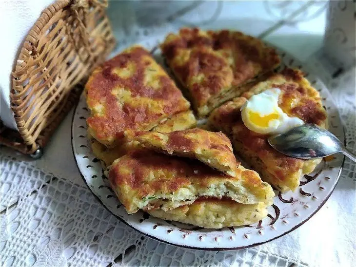 Творожные лепёшки на сковороде: шаг 15