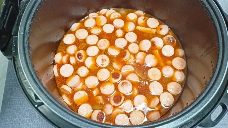 Солянка с индейкой — рецепт вкусной солянки в мультиварке: шаг 4