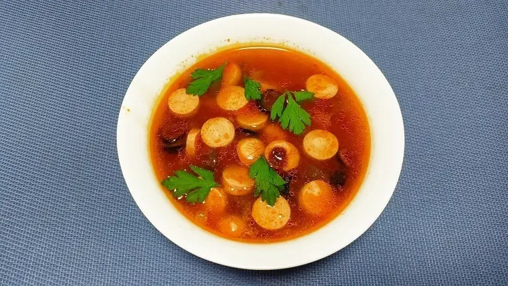 Солянка с индейкой — рецепт вкусной солянки в мультиварке: шаг 6