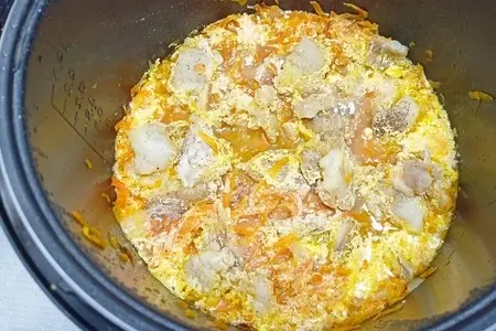 Минтай тушенный на сливках - рецепт рыбки в мультиварке: шаг 4