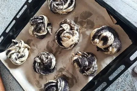 Маковые булочки: шаг 1