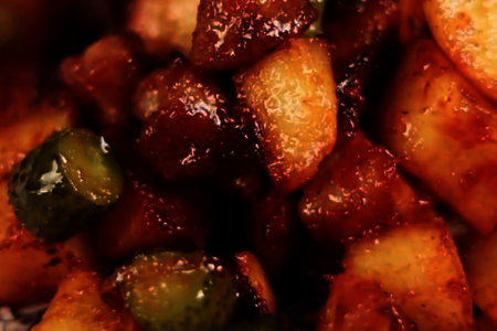 Жареная картошка с мясом в соусе кочудян: шаг 9