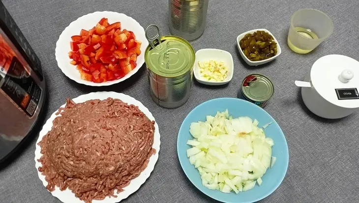 Чили кон карне с халапеньо - мексиканский рецепт в мультиварке: шаг 2