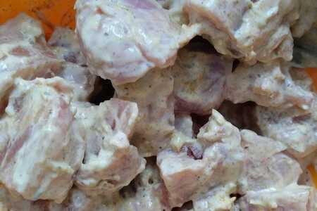 Лепешки с шафрановой курицей и мятным йогуртом: шаг 4