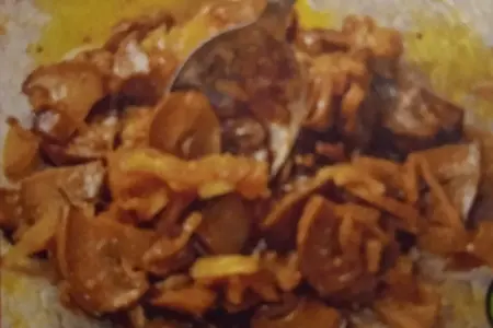Закуска "мясной цветок": шаг 3