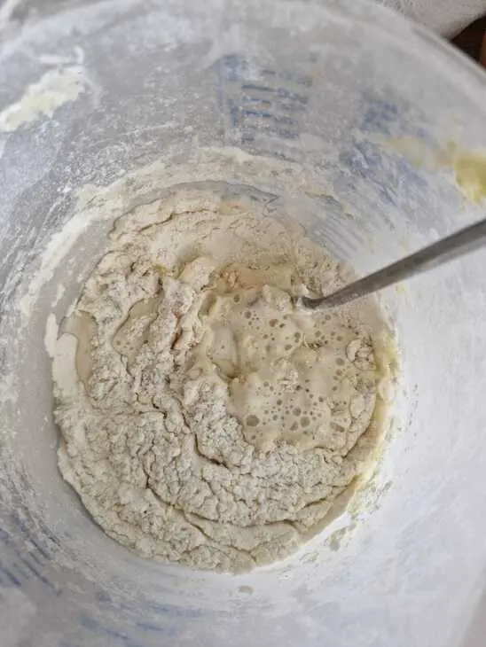Шоколадный кулич с мятным ганашем и лимонным курдом: шаг 2