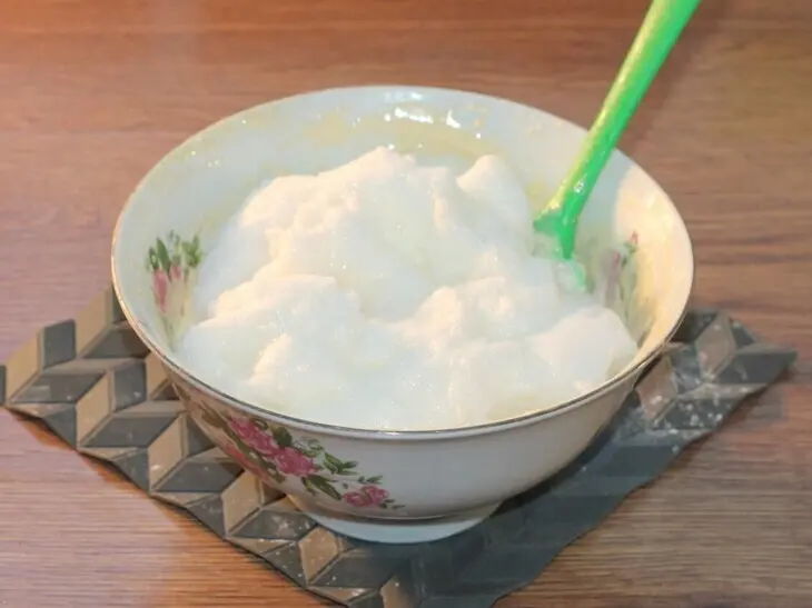 Полосатое пирожное с вареной сгущенкой: шаг 6
