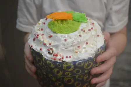 Морковный кулич: шаг 10