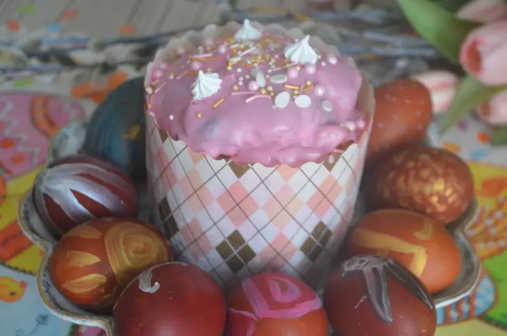 Пасхальный кулич: шаг 6