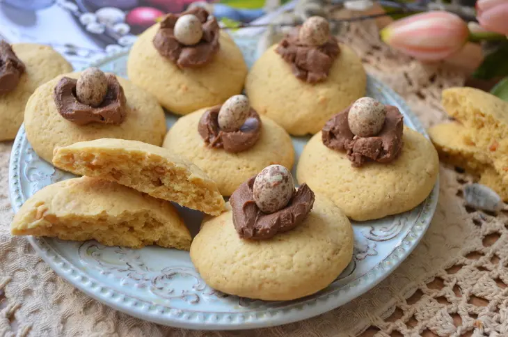 Пасхальные печенье с арахисовой пастой: шаг 8