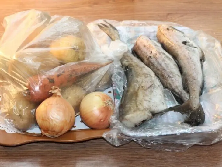 Минтай в пергаменте и со сливочным вкусом: шаг 1