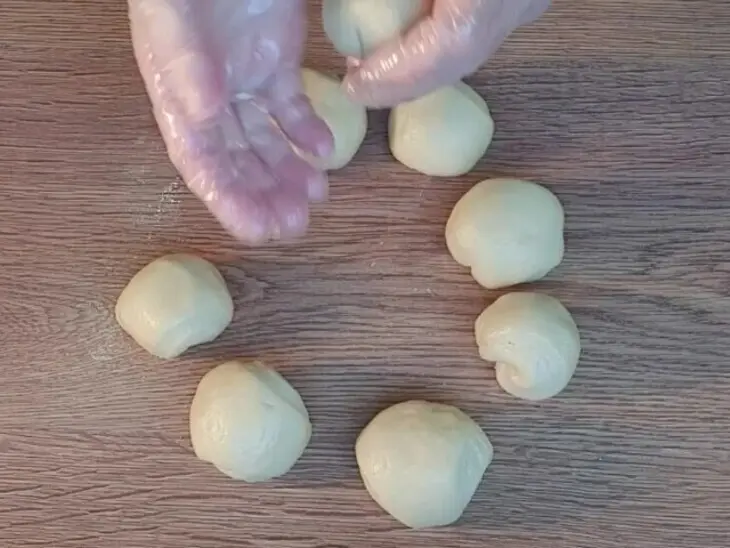 Ванильные булочки на молоке: шаг 5