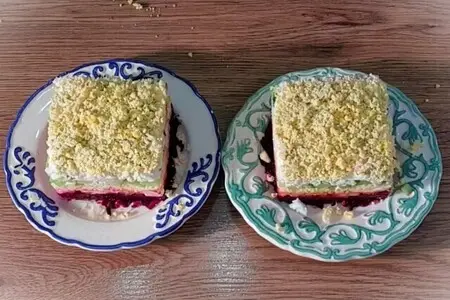 Салат со свеклой и сыром: шаг 7