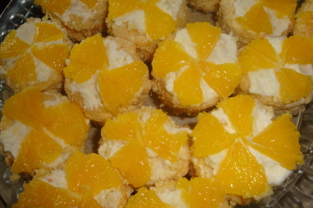 Пирожное "апельсиновое солнце": шаг 5