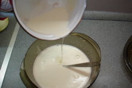 Молочный сладкий суп с клецками: шаг 2