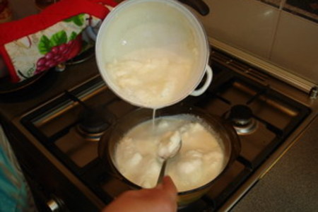 Молочный сладкий суп с клецками: шаг 6