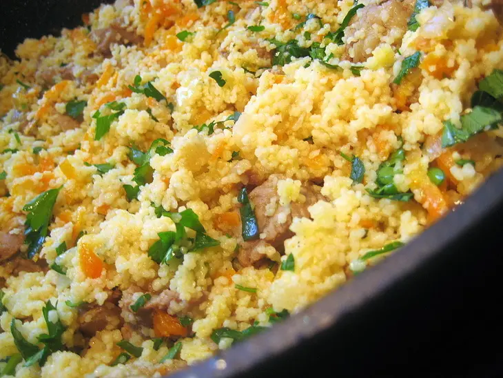 Острый кус-кус с бараниной.: шаг 3