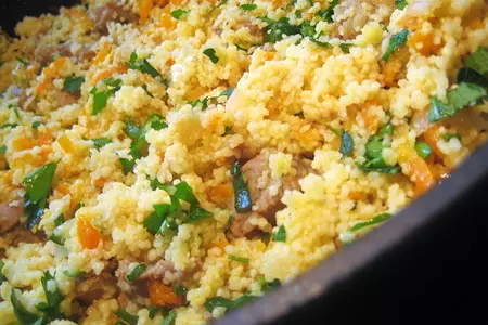 Острый кус-кус с бараниной.: шаг 3