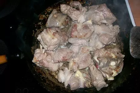 Баранина с фасолью и овощами в горшочках: шаг 1