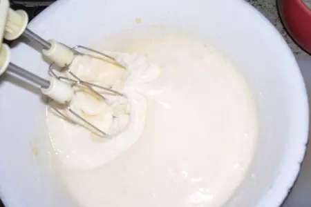 Манник нежный с яблочками и бананом: шаг 2