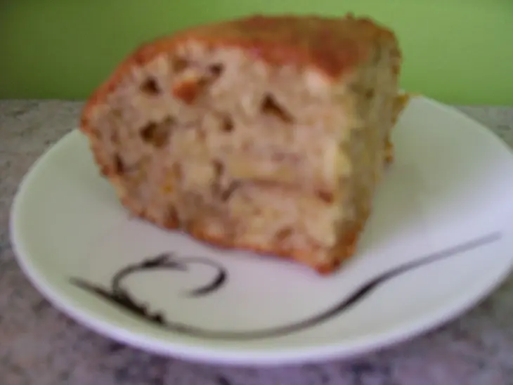 Манник нежный с яблочками и бананом: шаг 8