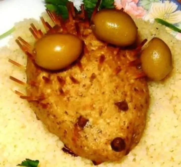Мясные зразы "ёжики колючие": шаг 1