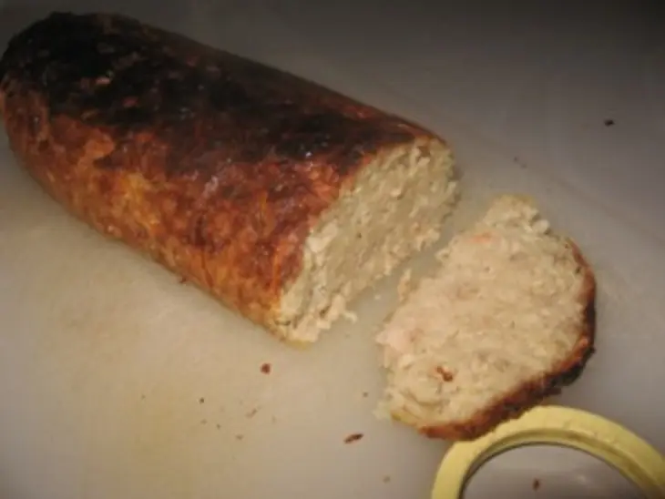 Мясной хлебец с вермишелью быстрого приготовления: шаг 4