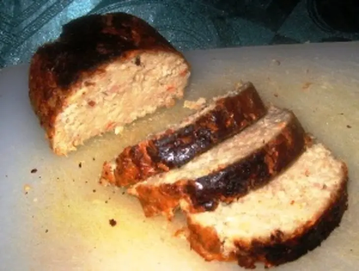 Мясной хлебец с вермишелью быстрого приготовления: шаг 5