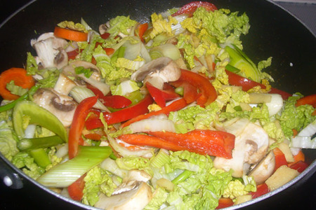 Куриные грудки в овощах в китайском стиле ))): шаг 3
