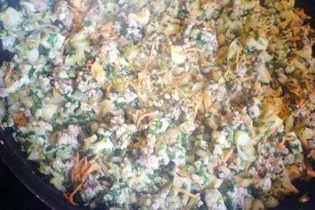 Слойка с начинкой, треуголки (слоённое тесто): шаг 1