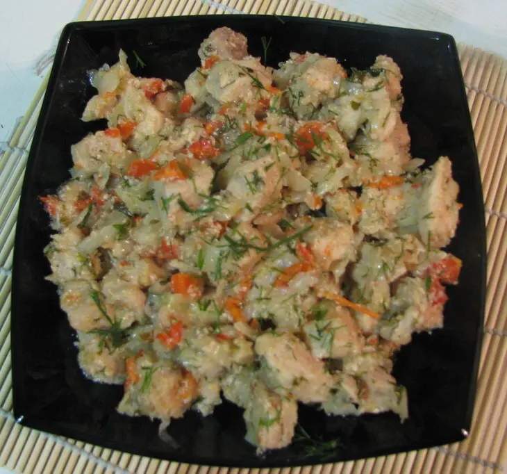Свинина тушенная с овощами: шаг 7