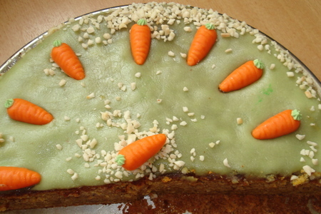 Морковный тортик "зайкины радости и печали": шаг 8