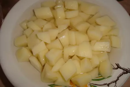 Курица с ветчиной и овощами в горшочке: шаг 3