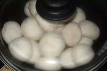 Шампиньоны с начинкой из картофельного пюре: шаг 4